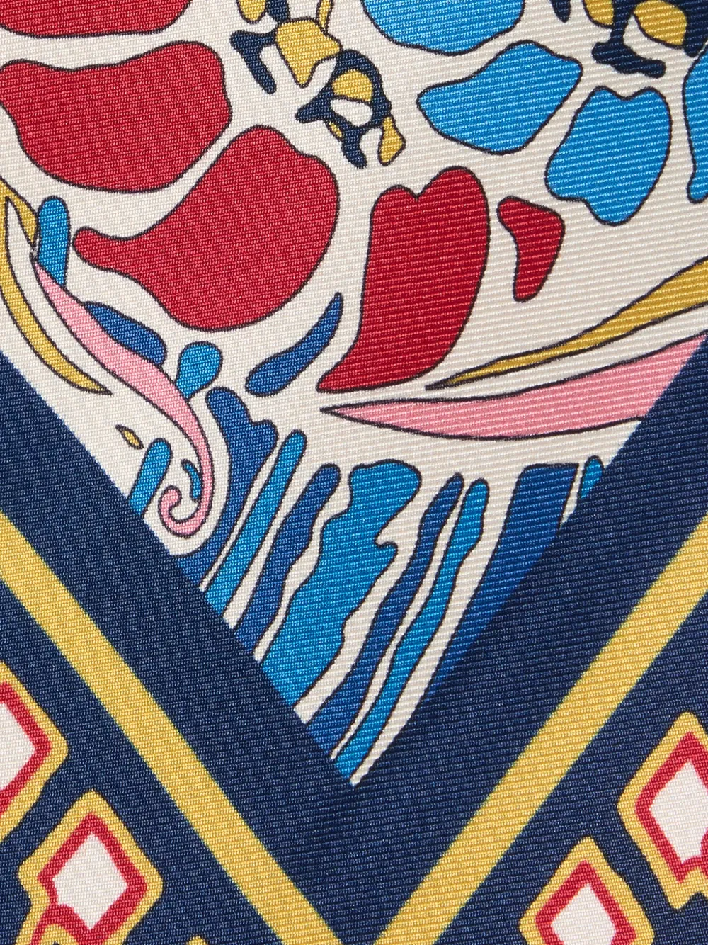 La Doublej Foulard Floral-print Shirt In Blue