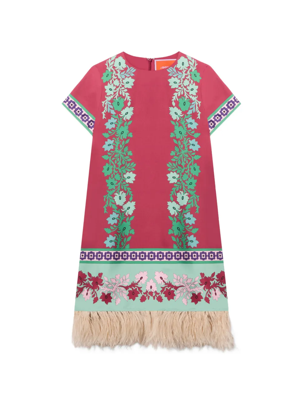 La DoubleJ Abito a fiori - Rosso