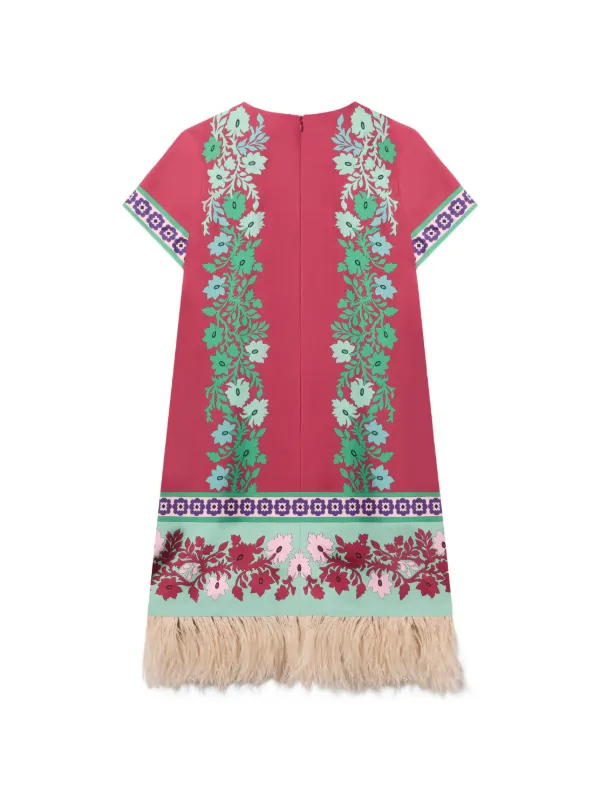 red floral swing dress Buy Roman Red Petite Floral Print Frill Swing Dress from Next USA