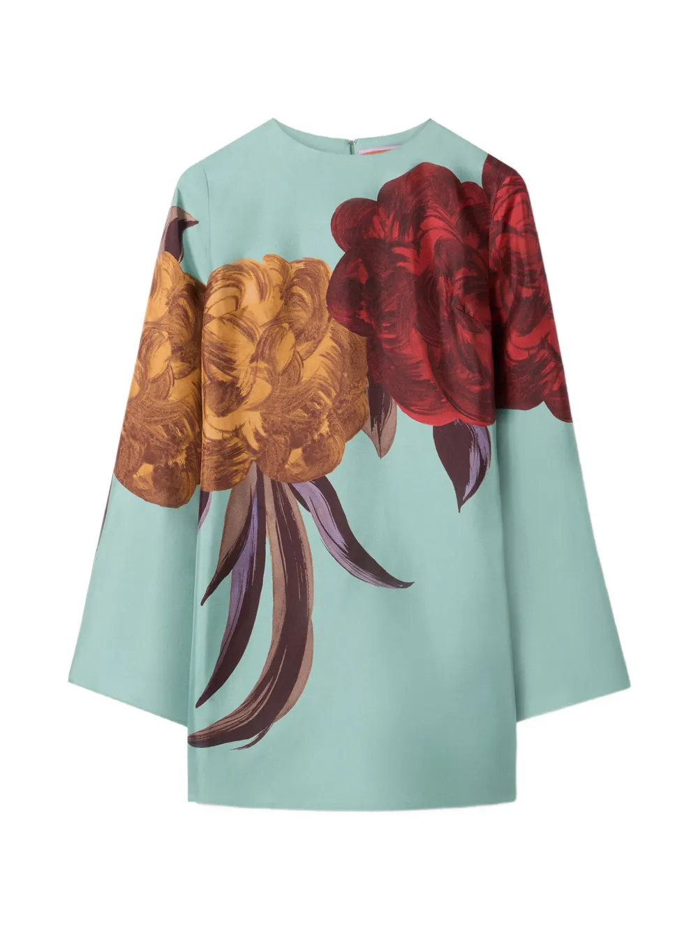La DoubleJ Supremes Swing mini-jurk met bloemenprint Blauw