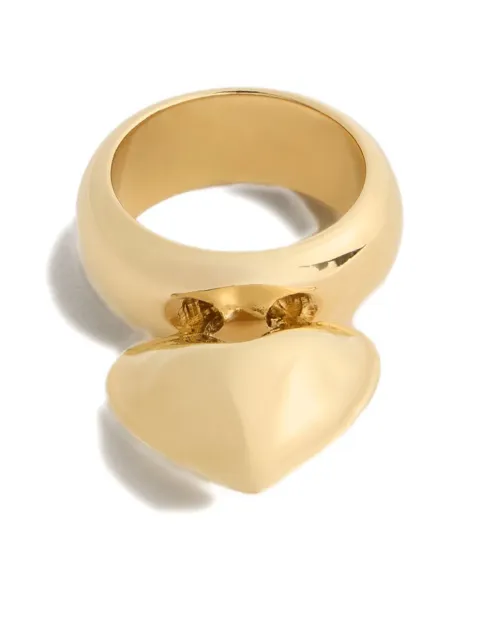 La DoubleJ  Love heart-detail ring