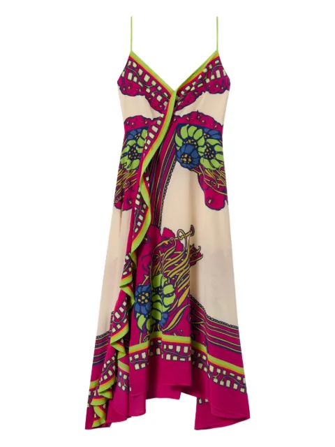 La DoubleJ floral midi dress