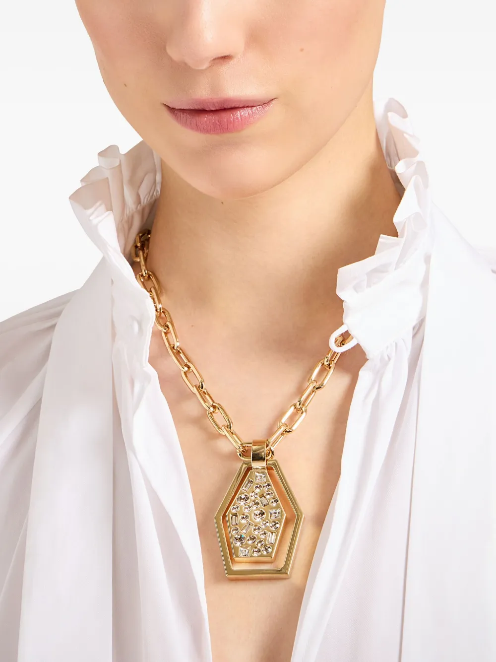 La DoubleJ Halsketting met portaal - Goud