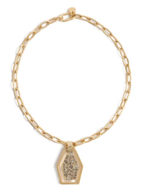 La DoubleJ sparkly portal necklace