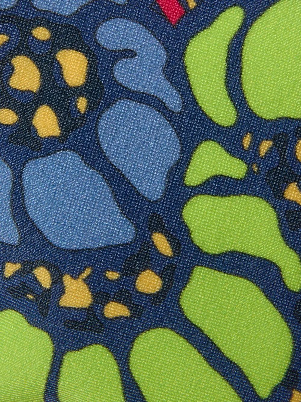 La Doublej Tie-detail Floral Bikini Top In Multi