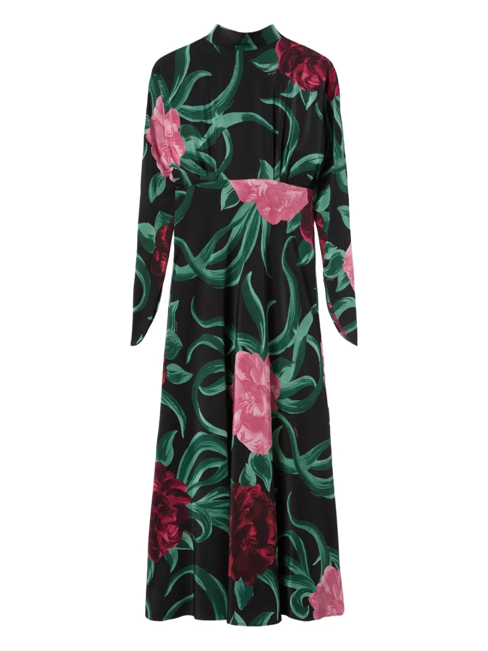 La Doublej Gilda Floral Maxi Dress In Multi