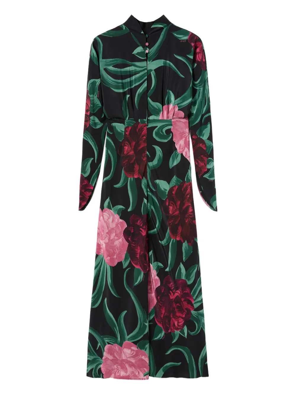 La Doublej Gilda Floral Maxi Dress In Multi