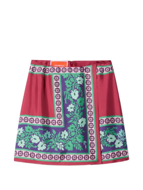 La DoubleJ — Foulard floral mini skirt