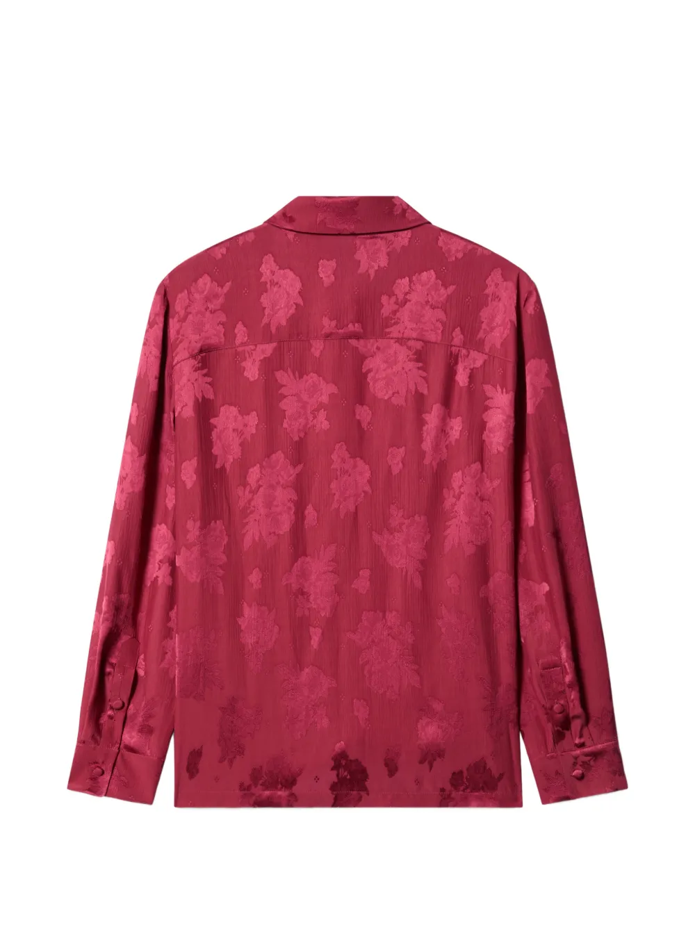 La DoubleJ Blouse met bloemenprint Rood