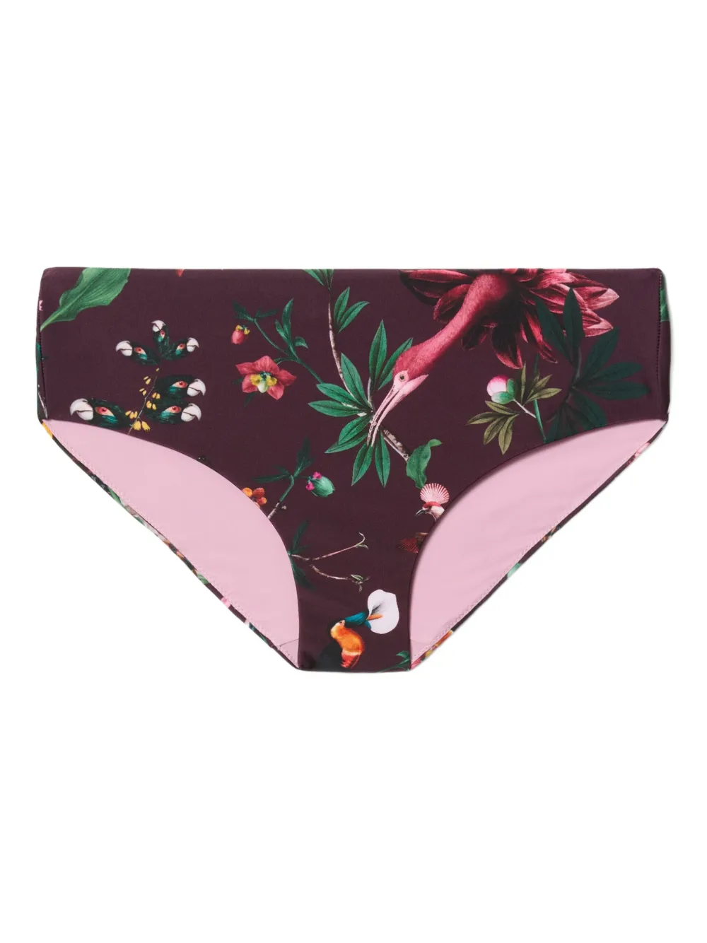 La DoubleJ Boy floral-print bikini briefs | Brown | Image 1