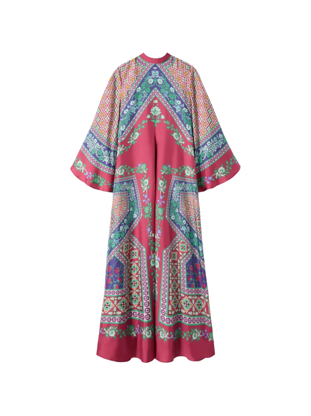 La DoubleJ Abito lungo Magnifico con stampa a fiori - Rosso