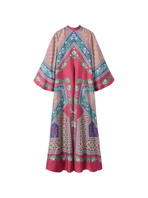 La DoubleJ Magnifico 花卉蝴蝶结超长连衣裙