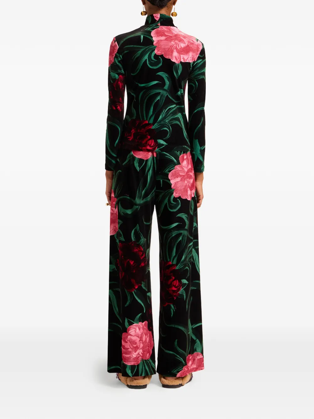 La Doublej Palazzohose Mit Blumenmuster In Multi
