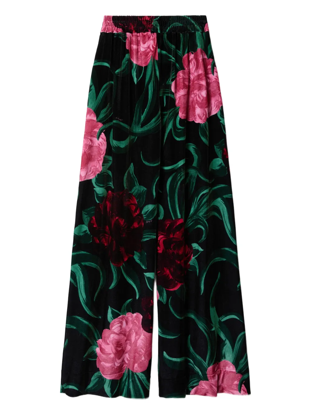 La Doublej Palazzohose Mit Blumenmuster In Multi