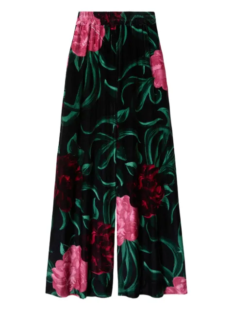 La DoubleJ floral palazzo trousers