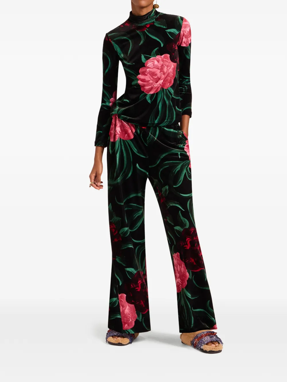 La DoubleJ Palazzo broek - Zwart