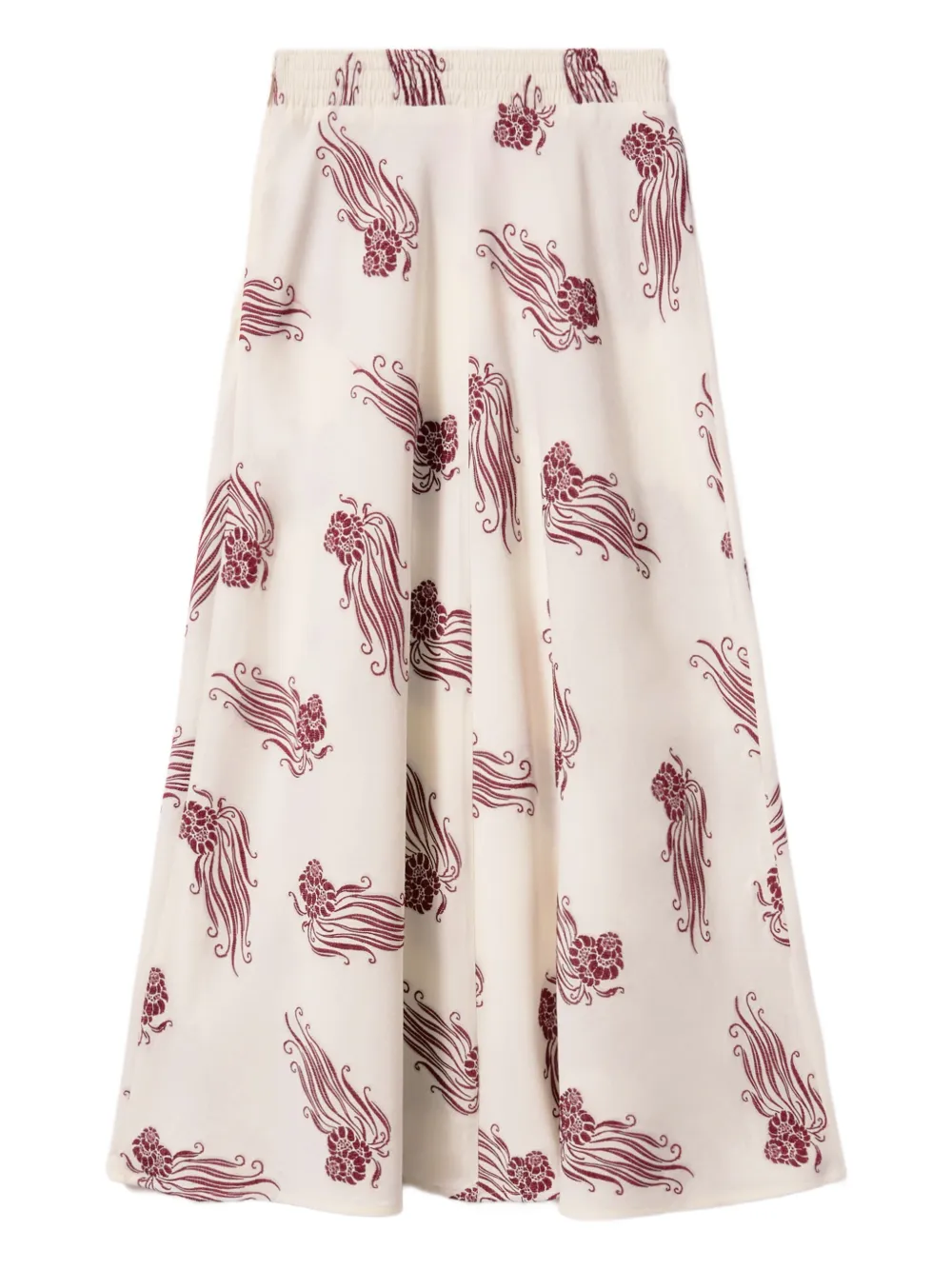 La Doublej Lungomare Midi Skirt In Neutral