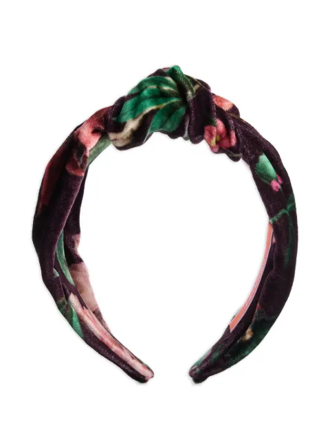 La DoubleJ Love knot floral headband