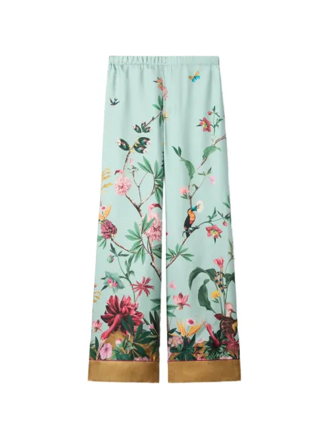 La DoubleJ floral pallazzo pants