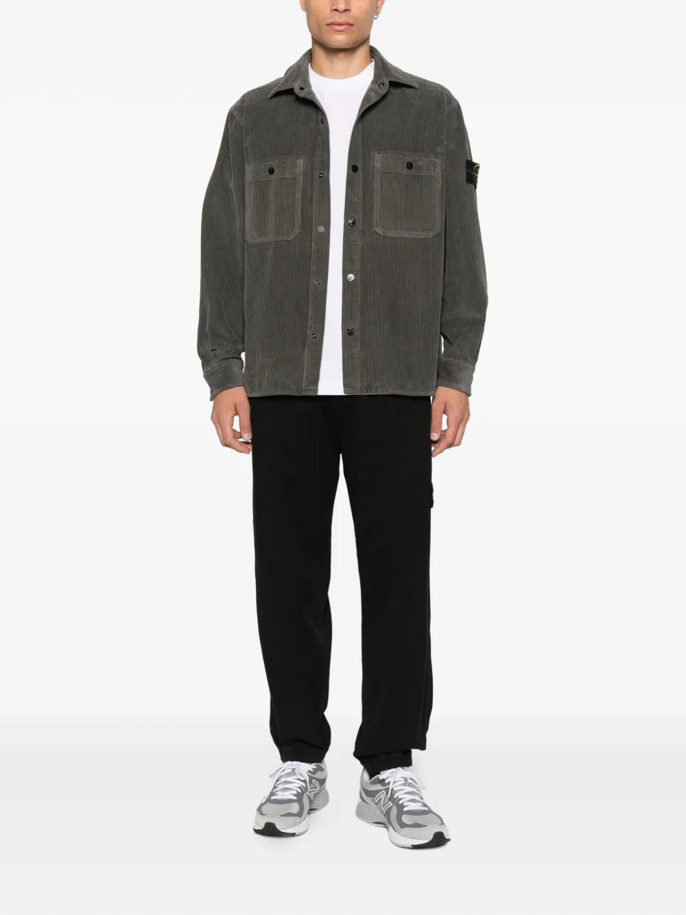 Stone Island logo-patch track pants - Zwart