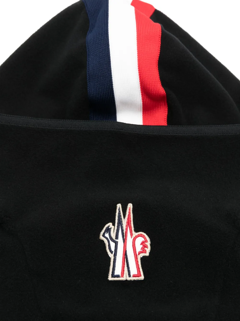 Moncler Grenoble Bivakmuts met logopatch Zwart