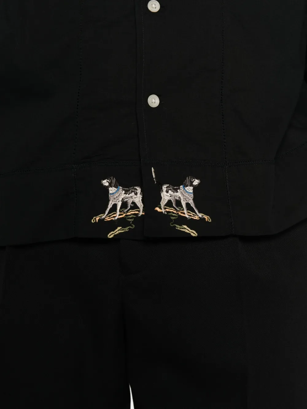 BODE Overhemd met patroon Zwart