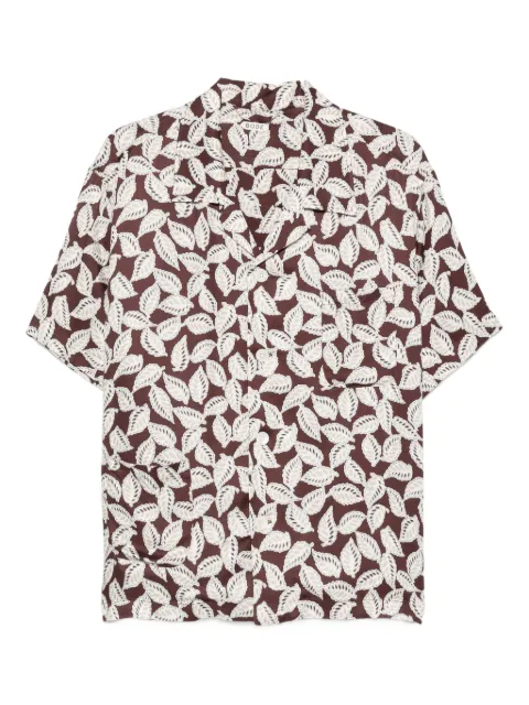 BODE leaf-print shirt