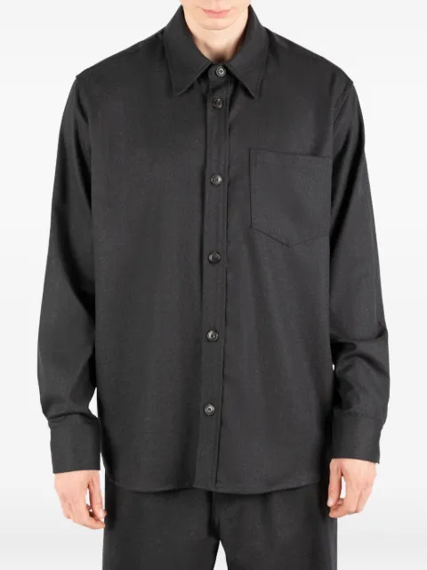 Société Anonyme Chianti pocket wool shirt