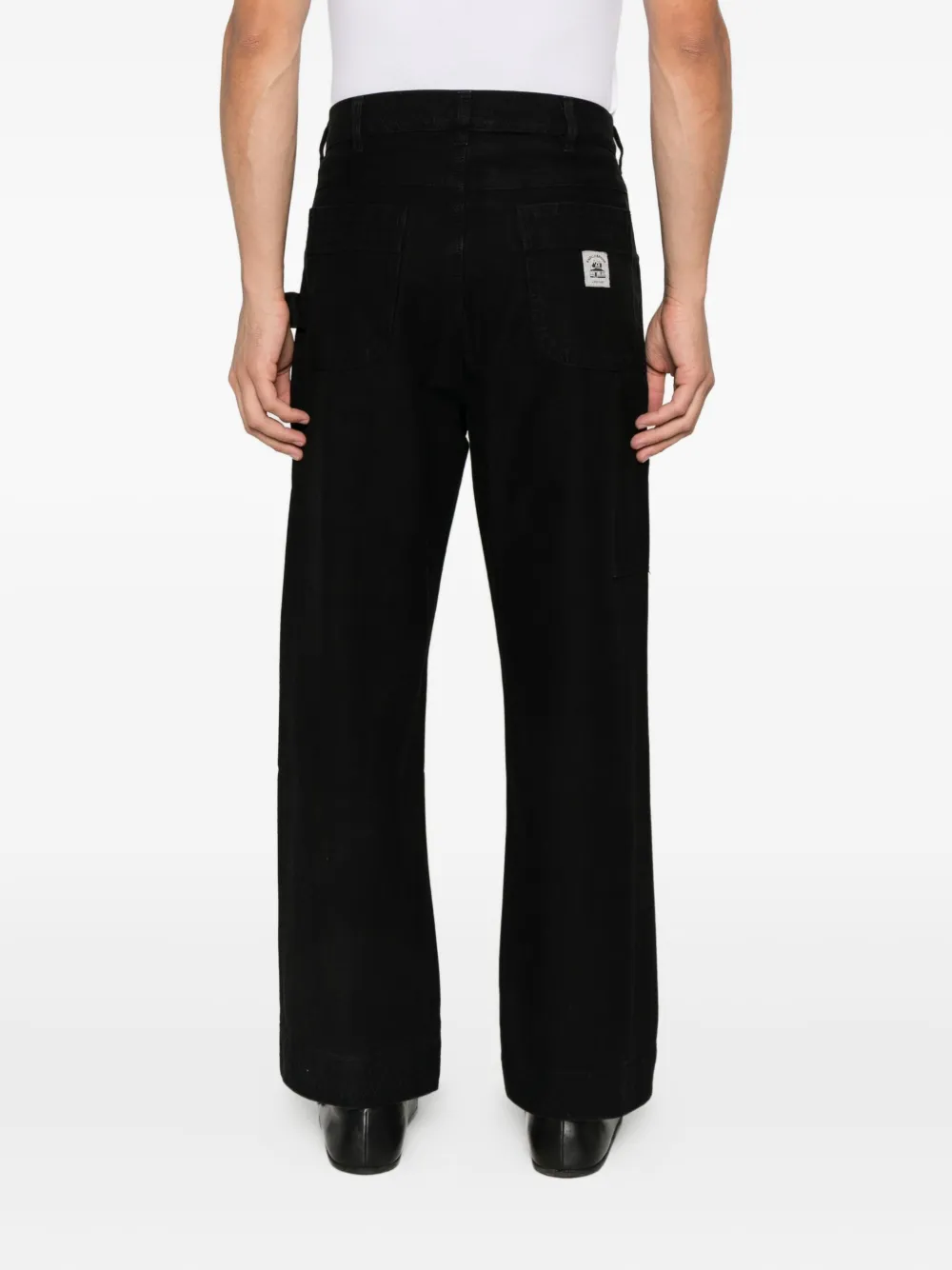 BODE Jeans met logopatch Zwart