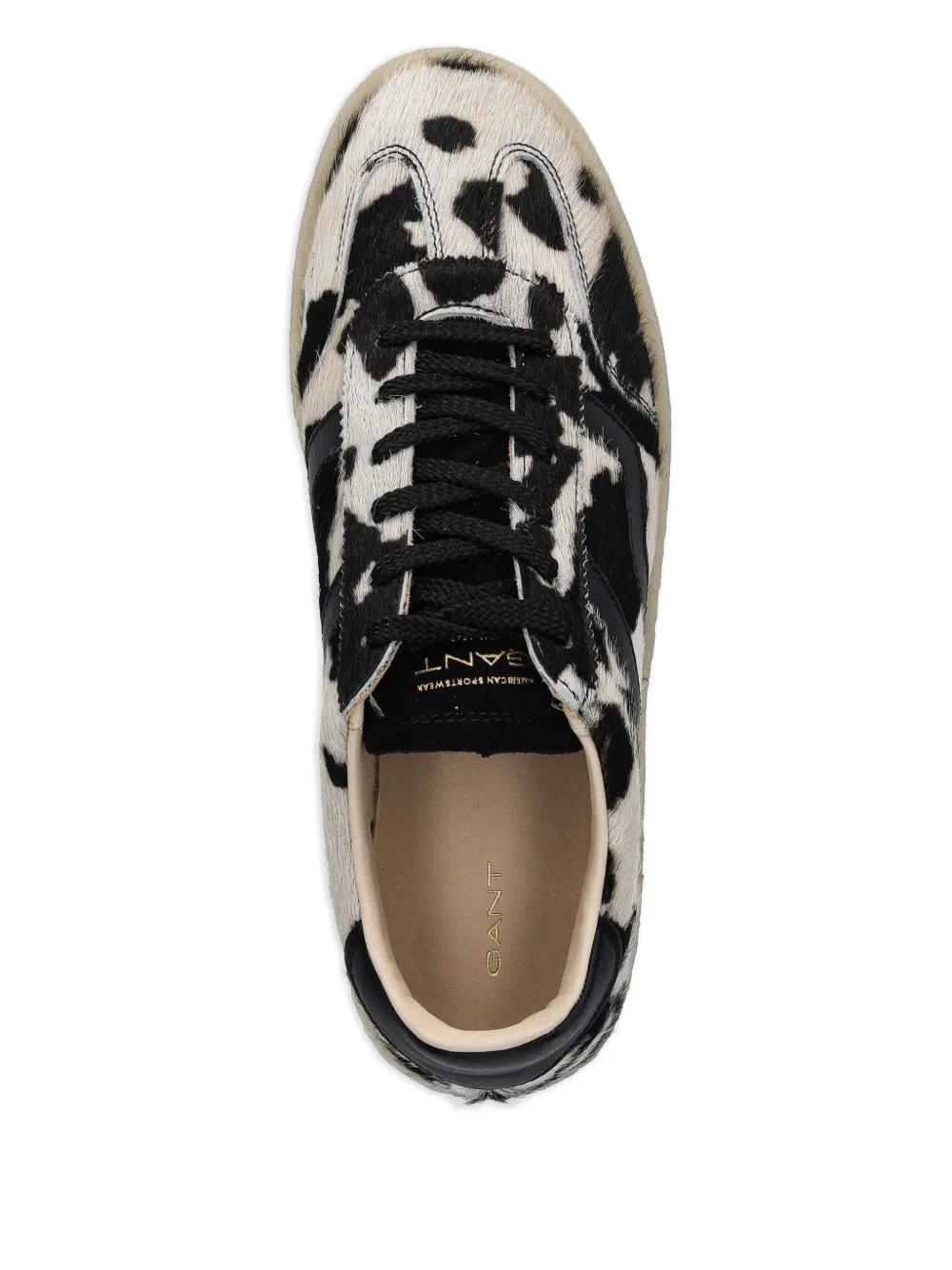 Gant Sneakers met dierenprint Wit