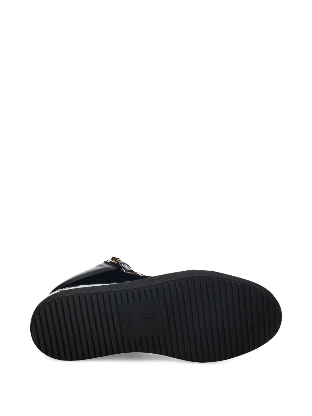 Giuseppe Zanotti Sneakers met ritsdetail Zwart