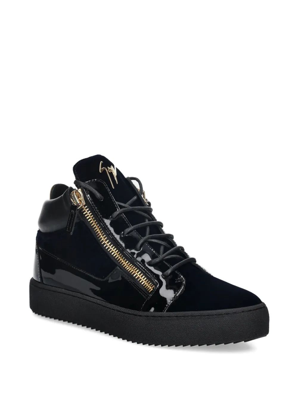 Giuseppe Zanotti Sneakers met ritsdetail Zwart