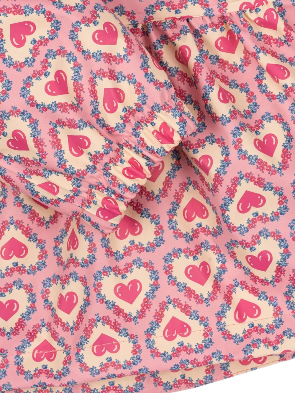  Konges Sløjd Heart-print Jumpsuit Set - Pink 