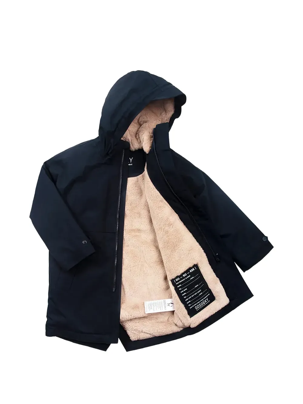  Gosoaky Hooded Pocket Jacket - Blue 