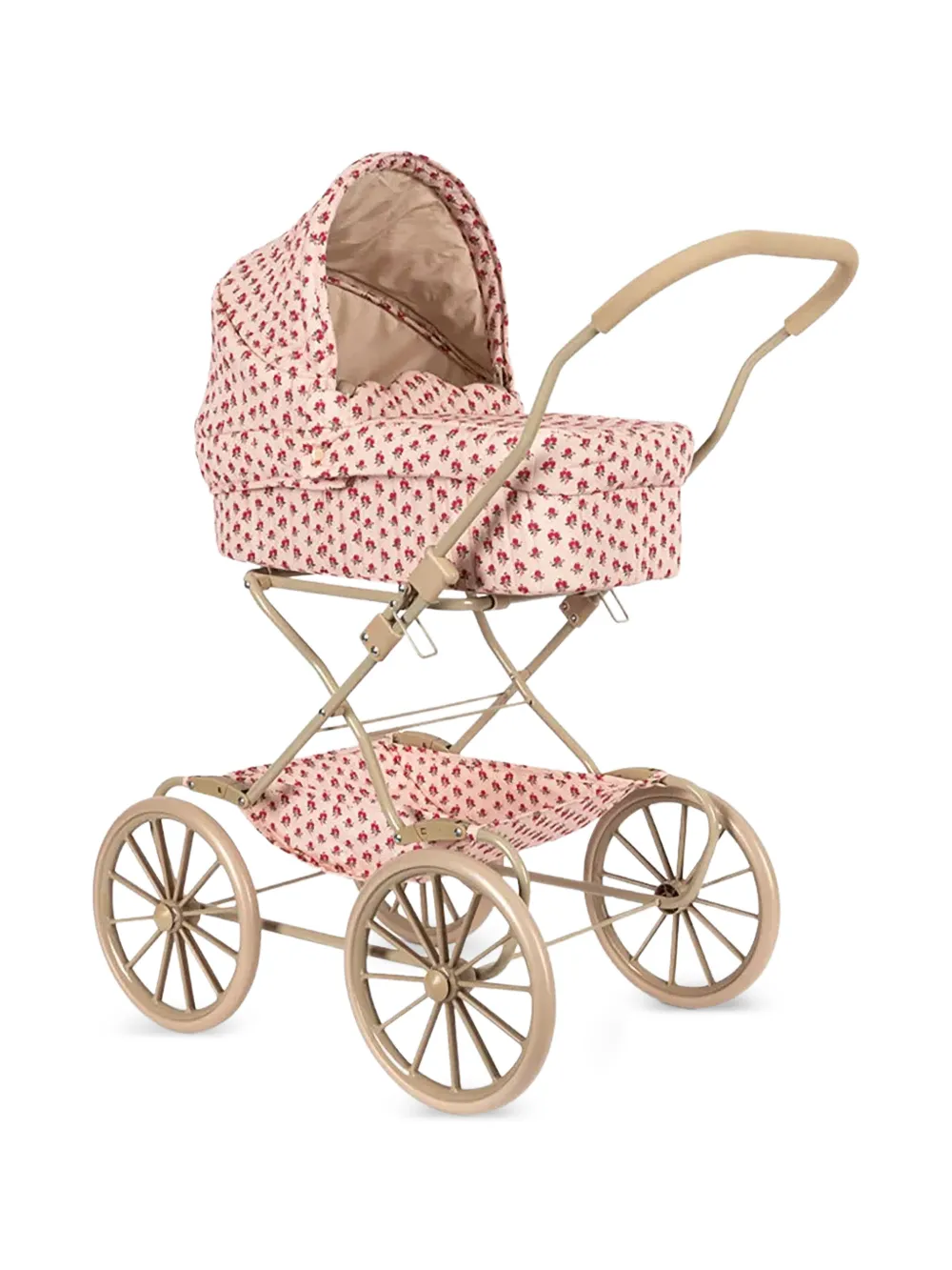 Konges Sløjd floral print toy pram - Rosa