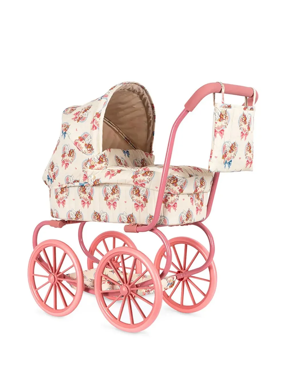 Konges Sløjd Toy kinderwagen met print Beige