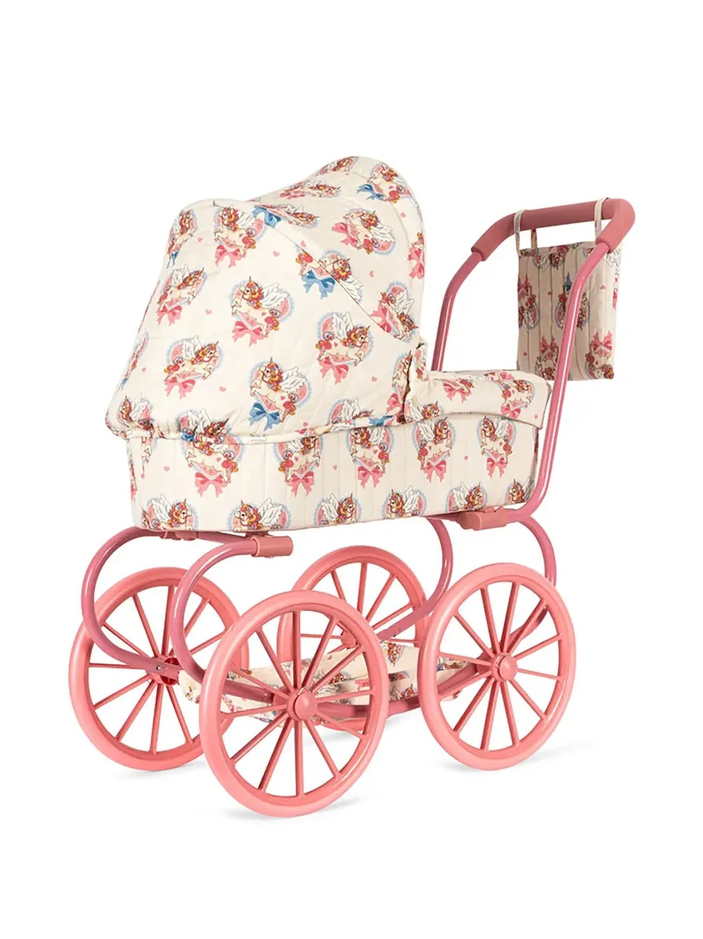 Konges Sløjd Toy kinderwagen met print Beige