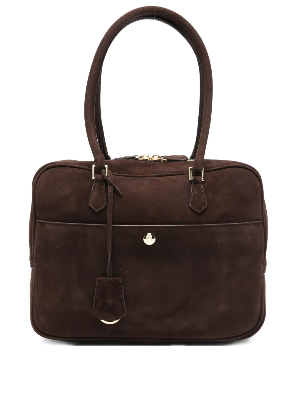 Dunst Suede Tote Bag In Brown