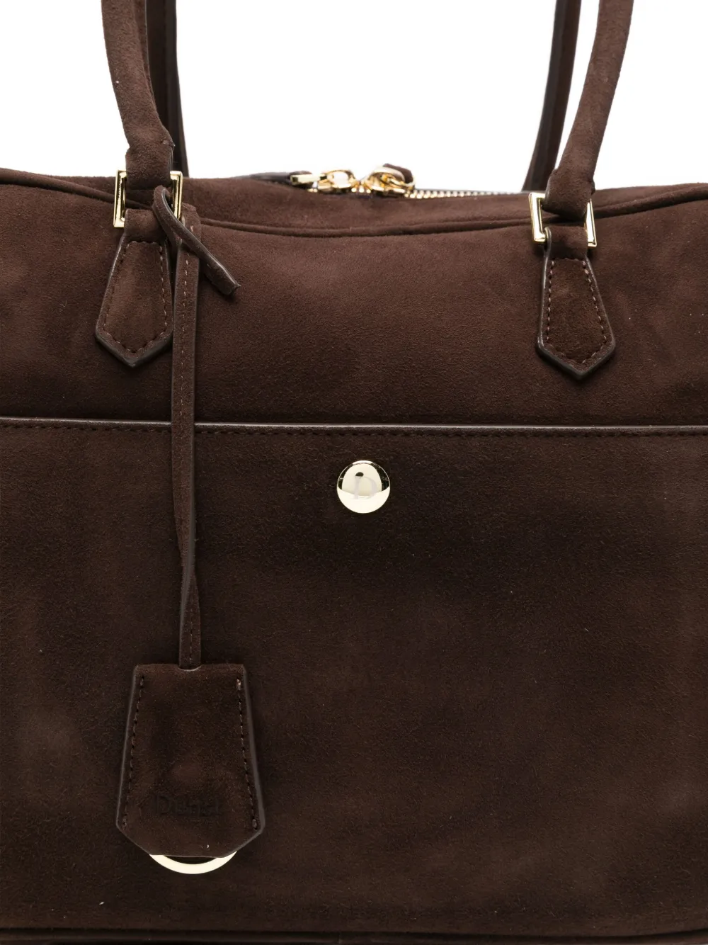 Dunst Suede Tote Bag In Brown