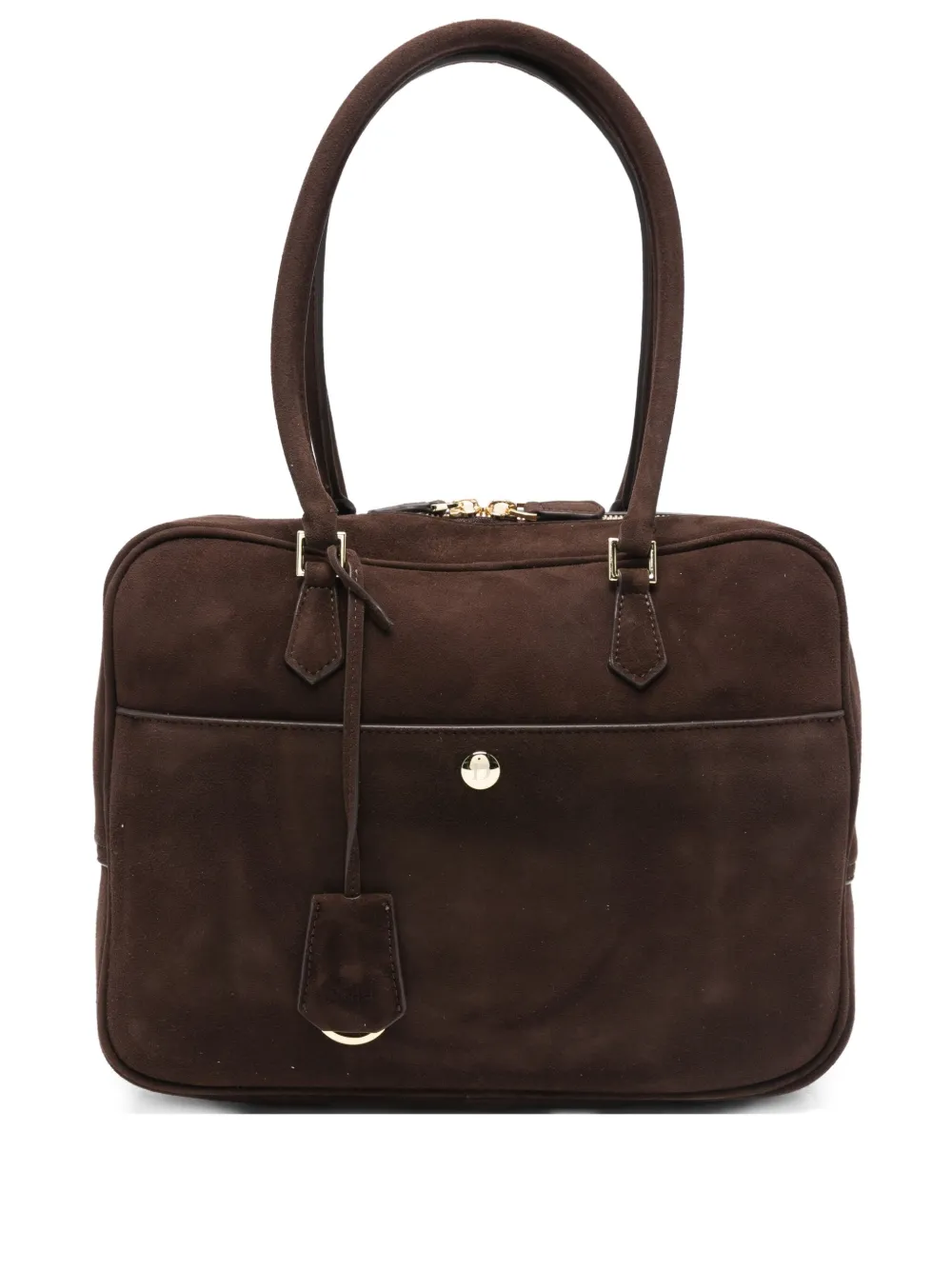 DUNST suede tote bag | Brown | Image 1