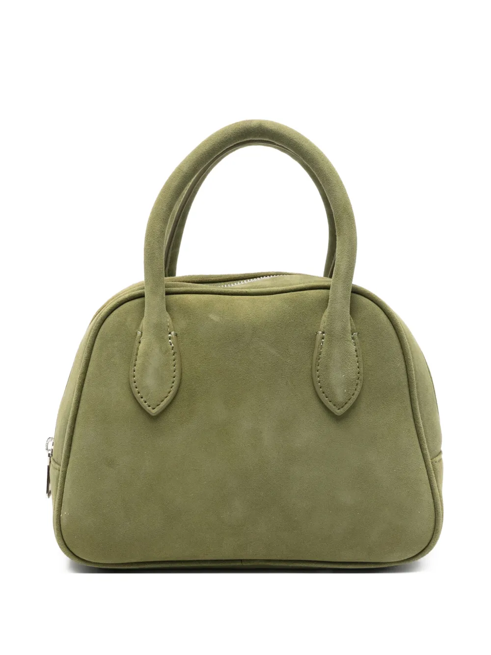 DUNST sac cabas en daim | vert | Image 1