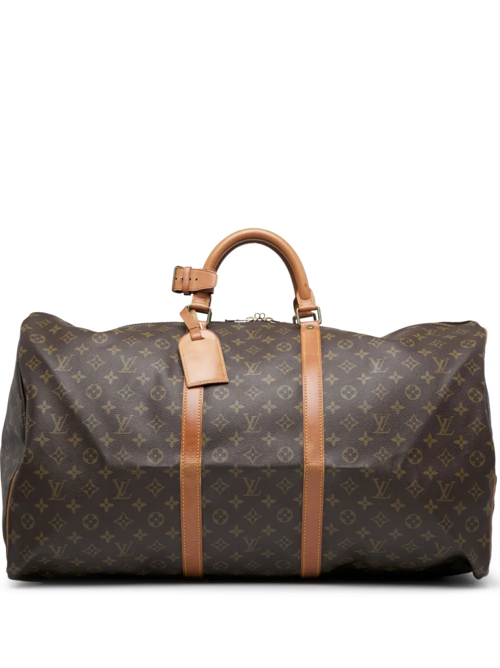 Louis Vuitton Pre-Owned bolsa de viaje Monogram Keepall 60 1986 | marrón | Image 1