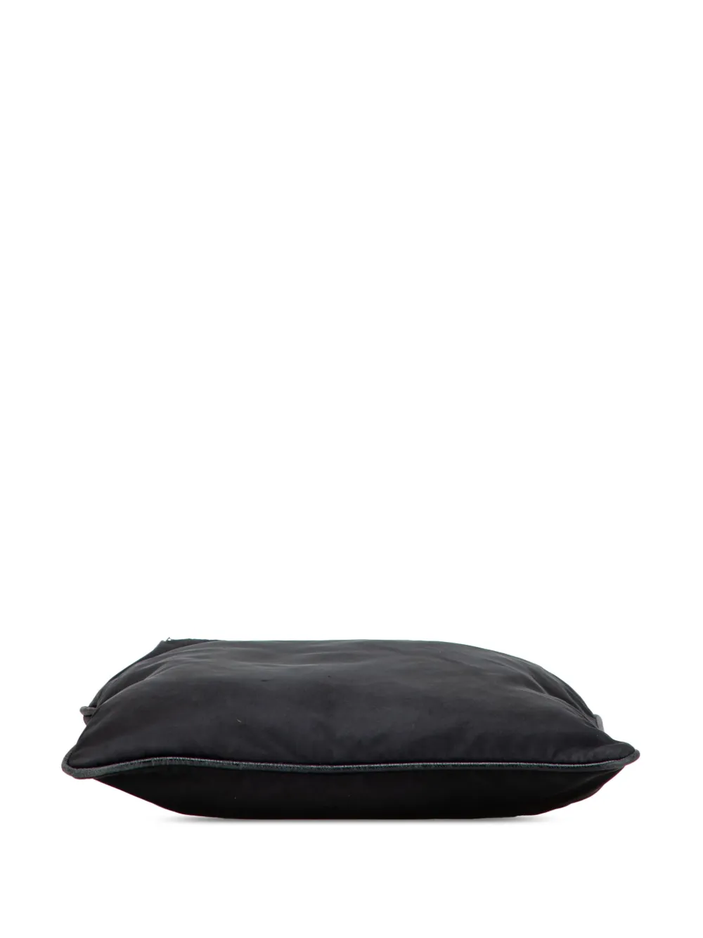 Pre-owned Prada 2013-2025 Tessuto Zip Top Crossbody Bag In Black
