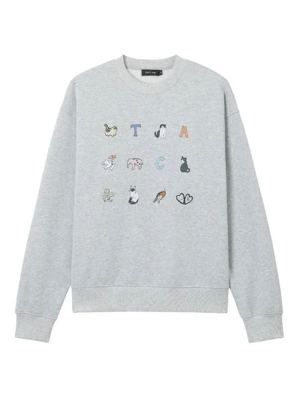Tout a Coup グラフィック トップ | グレー | FARFETCH JP