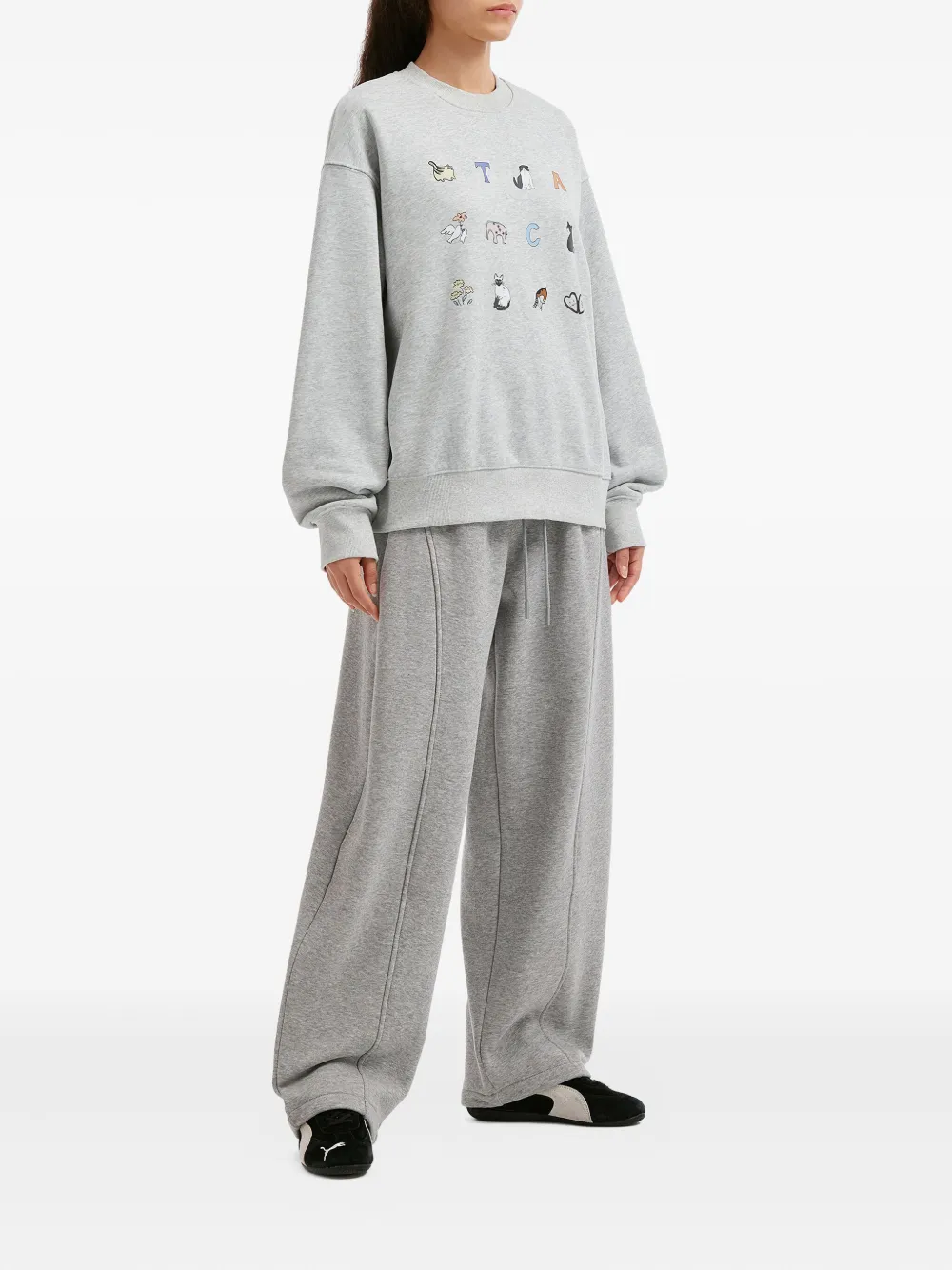 tout a coup graphic-print crewneck top | Sweaters | Image 2