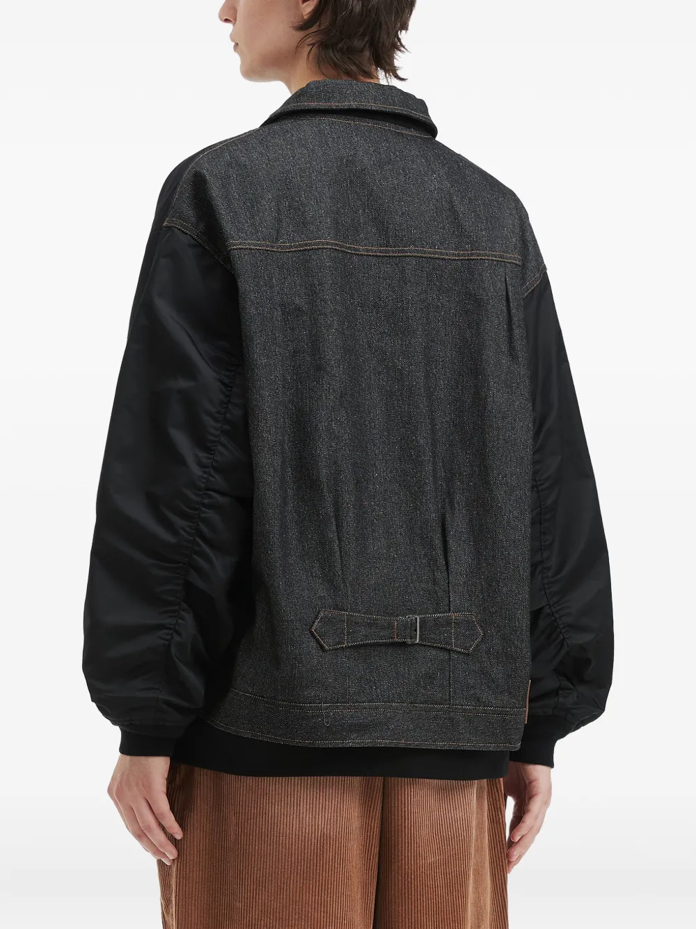 Aftermaths Zip-up Bomber Jacket In Black
