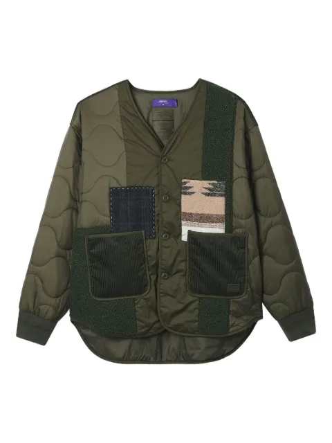 aftermaths quilted padded jacket