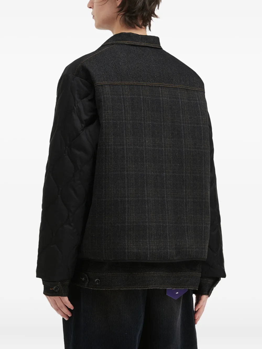 Aftermaths Quilted Padded Jacket In Green