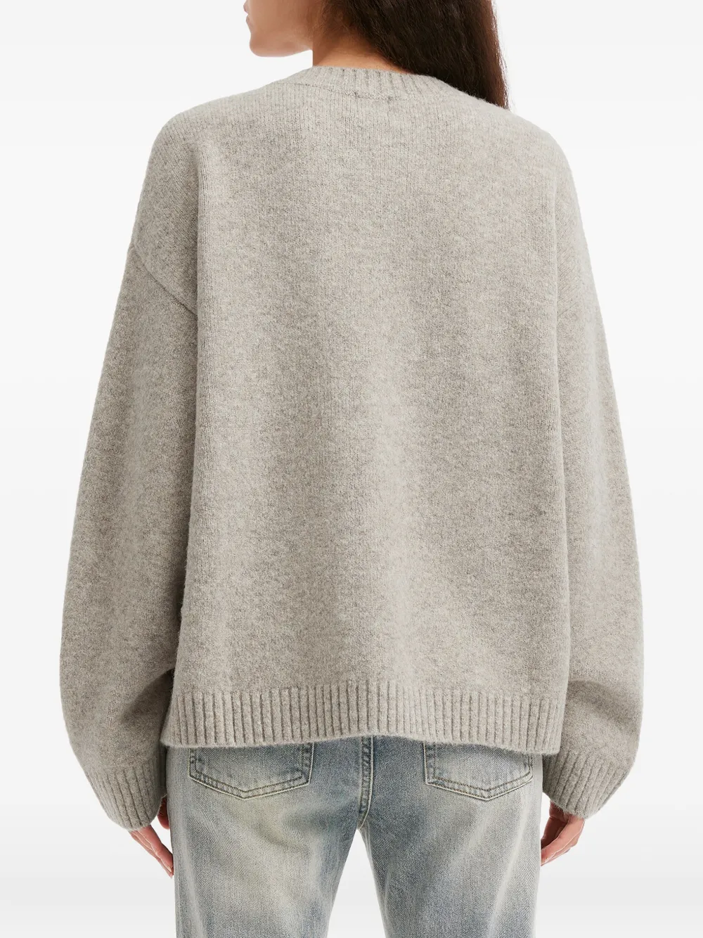 B+ab Dog-graphic Sweater In Neutral