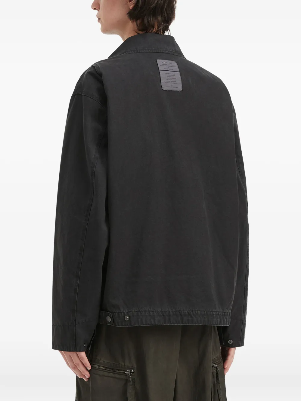 Aftermaths Zip-up Shirt Jacket In Black